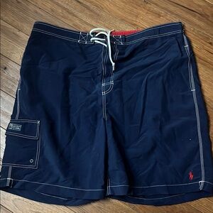 Polo by Ralph Lauren Men's Dark Blue Board Shorts